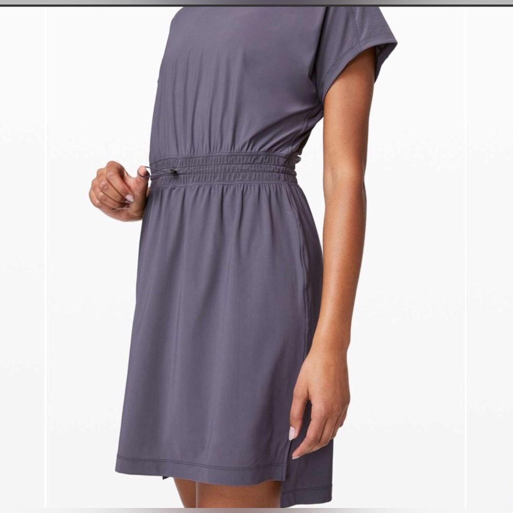 🌼Lululemon Throw It On Dress in Moonwalk size 6 - Picture 3 of 11
